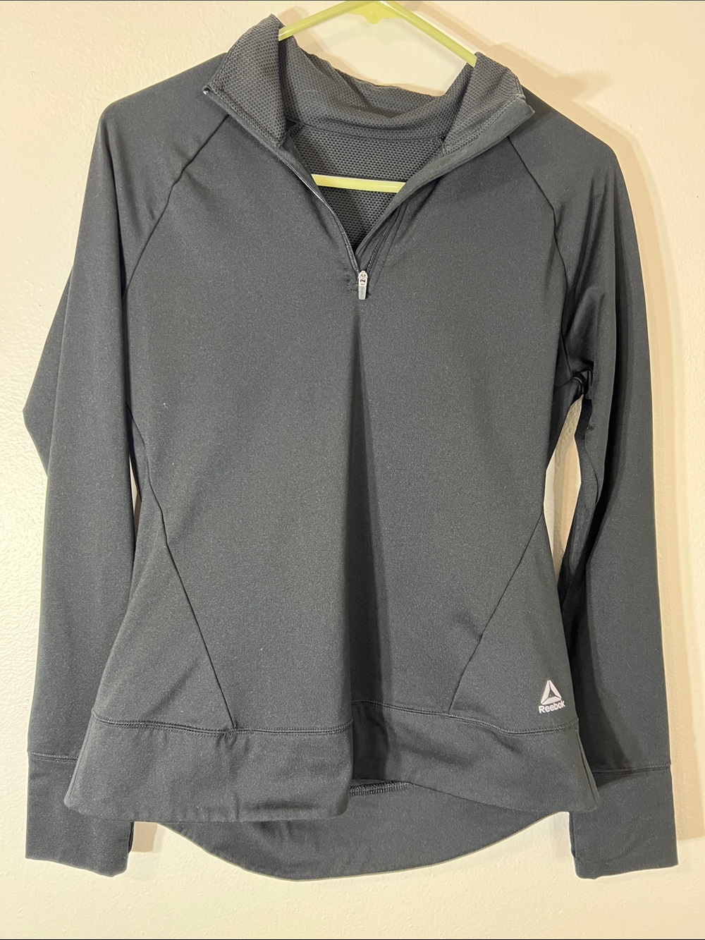 Reebok Black Half-Zip Performance Top